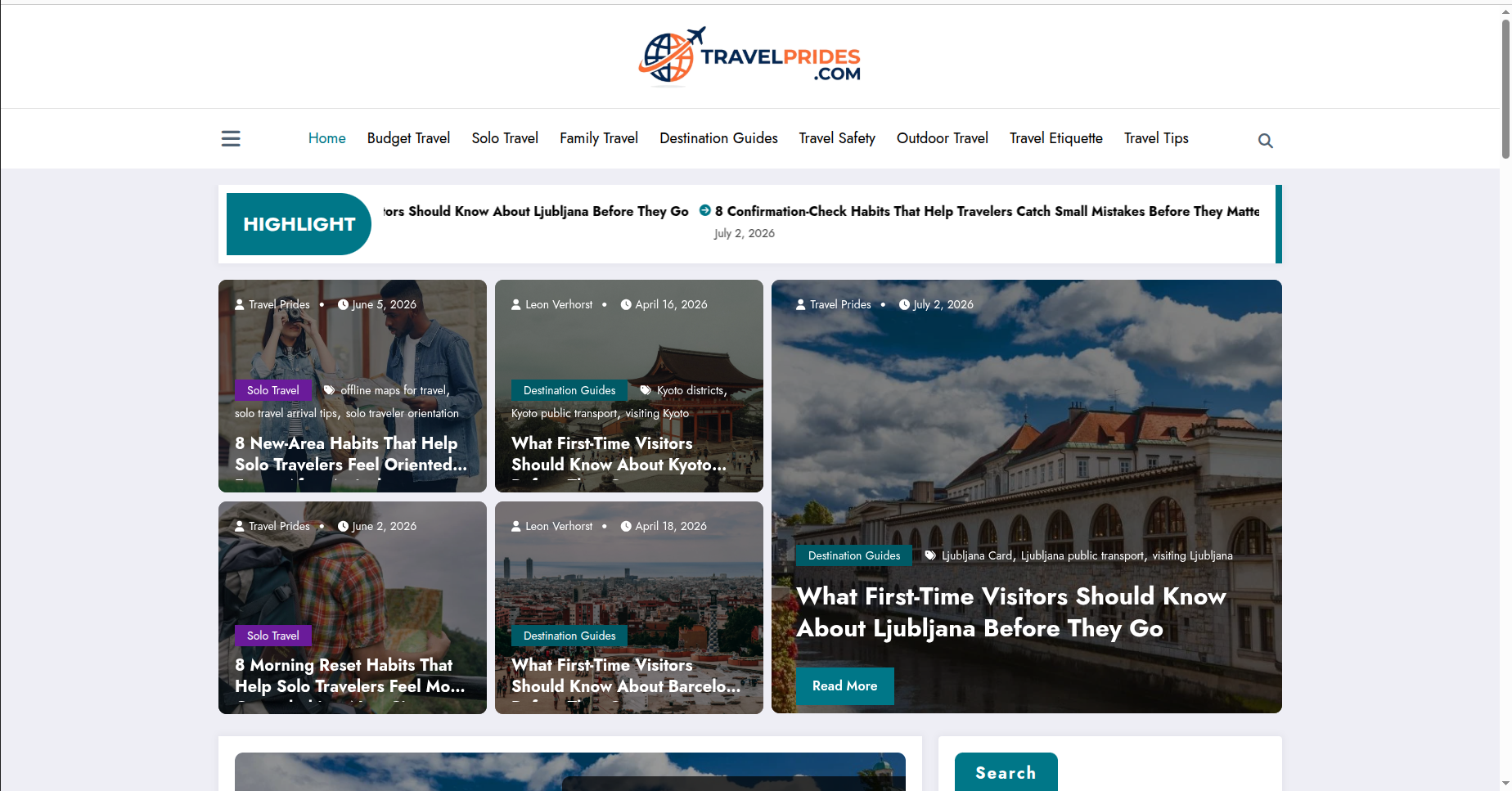 Travel Prides screenshot